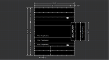 Load image into Gallery viewer, A-ULTRALIGHT Lumber Tarp (3 x Rows)- 6&#39; Sides / 16&#39;9&#39;&#39; (W) x 16&#39;0&#39;&#39; (L) With Open Flap