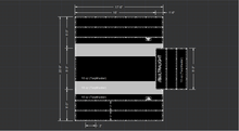 Load image into Gallery viewer, A-ULTRALIGHT Lumber Tarp (3 x Rows)- 6&#39; Sides / 16&#39;9&#39;&#39; (W) x 16&#39;0&#39;&#39; (L) With Open Flap